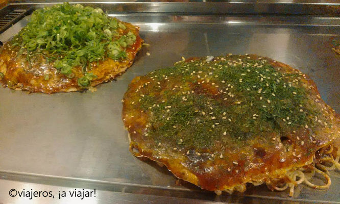 Comida Japonesa. Okonomiyaki