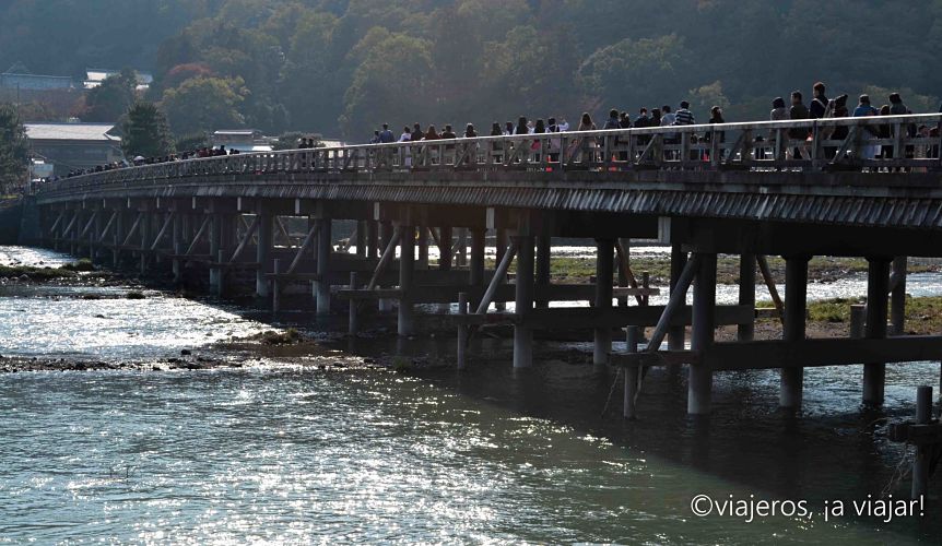 Arashiyama. Puente Togetsukyo Arashiyama. Puente Togetsukyo