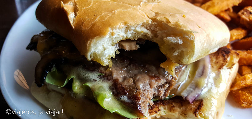 probar cocina islandesa. Hamburguesa cordero