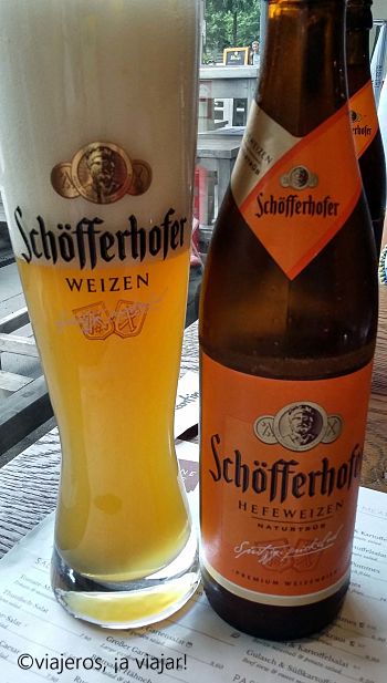 Cerveza de trigo alemana