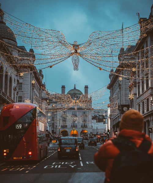 Luces de Londres en Navidad