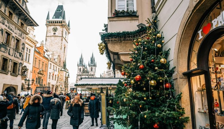 mercadillos navidad Praga
