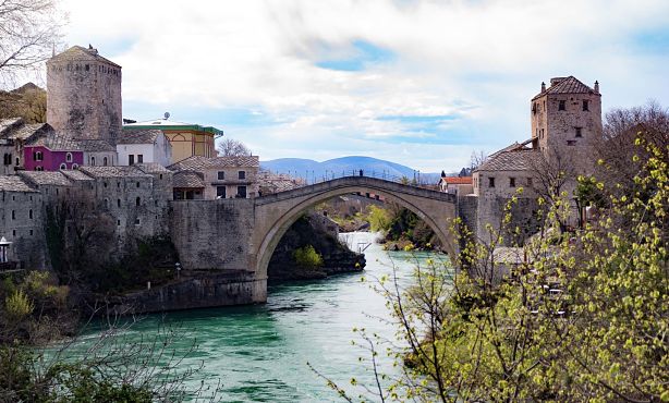 Mostar en Bosnia. destino 2020