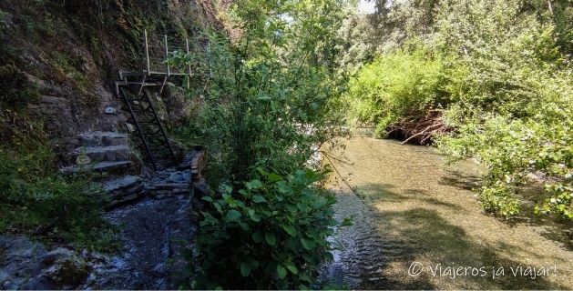 Escapada de 3 días en coche por la Serranía de Ronda, Málaga 6 Sendero Pasarelas rio Genal