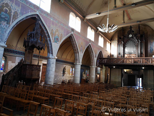 Interior de la Iglesia de san Leonardo