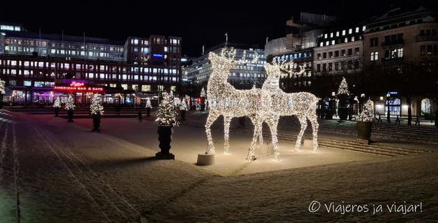  Mercados y Luces de Navidad de Estocolmo, Suecia. Kungsträdgården