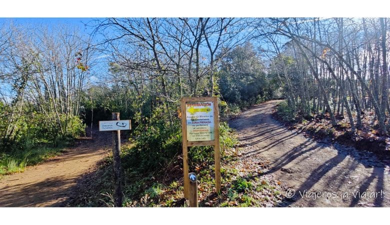 Sendero de los Castañares en Sierra Morena de Sevilla 5 Mirador en el sendero