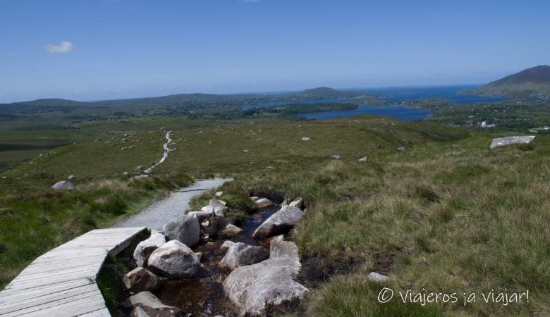 Subida a Diamond Hill. Parque Nacional de Connemara